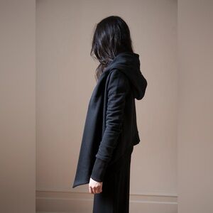 Ovate Valhalla Black Draped Hoodie - XS/S